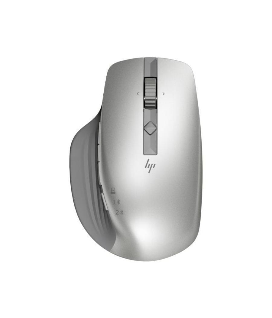 Ratón inalámbrico por bluetooth hp 930 creator/ batería recargable/ hasta 4000 dpi/ plata
