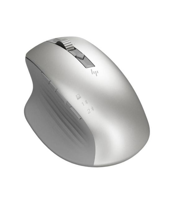 Ratón inalámbrico por bluetooth hp 930 creator/ batería recargable/ hasta 4000 dpi/ plata