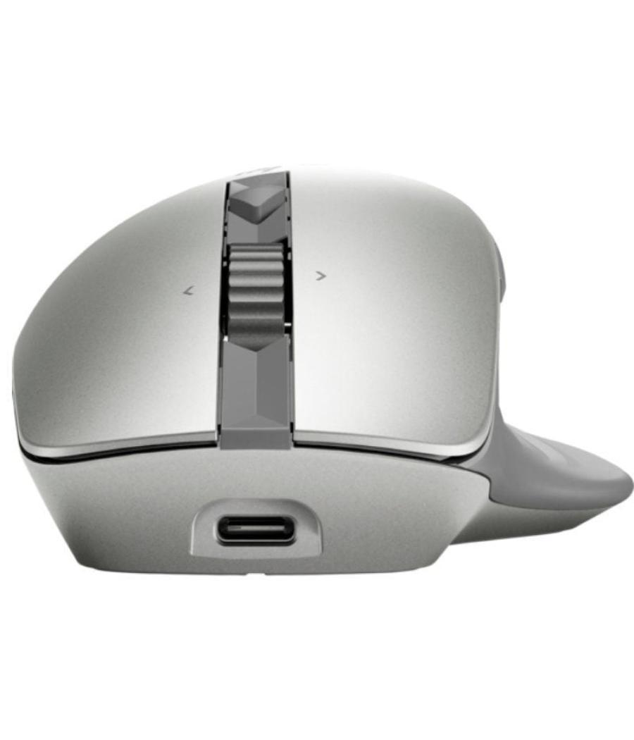 Ratón inalámbrico por bluetooth hp 930 creator/ batería recargable/ hasta 4000 dpi/ plata