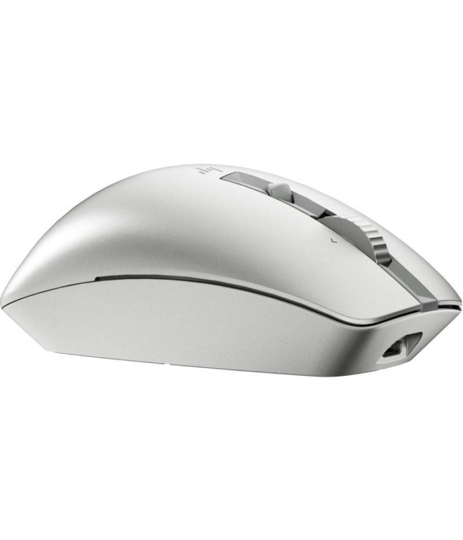 Ratón inalámbrico por bluetooth hp 930 creator/ batería recargable/ hasta 4000 dpi/ plata