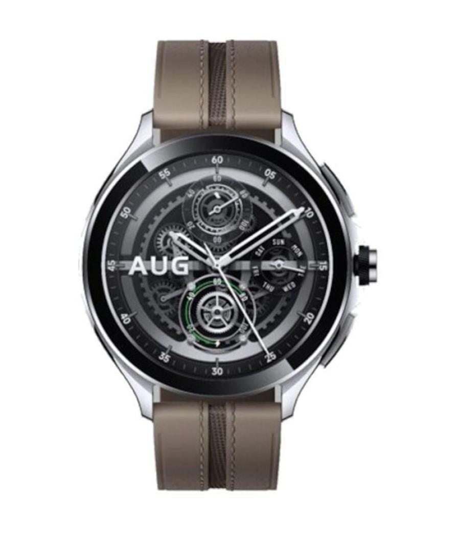 Smartwatch xiaomi watch 2 pro bluetooth/ notificaciones/ frecuencia cardíaca/ gps/ plata