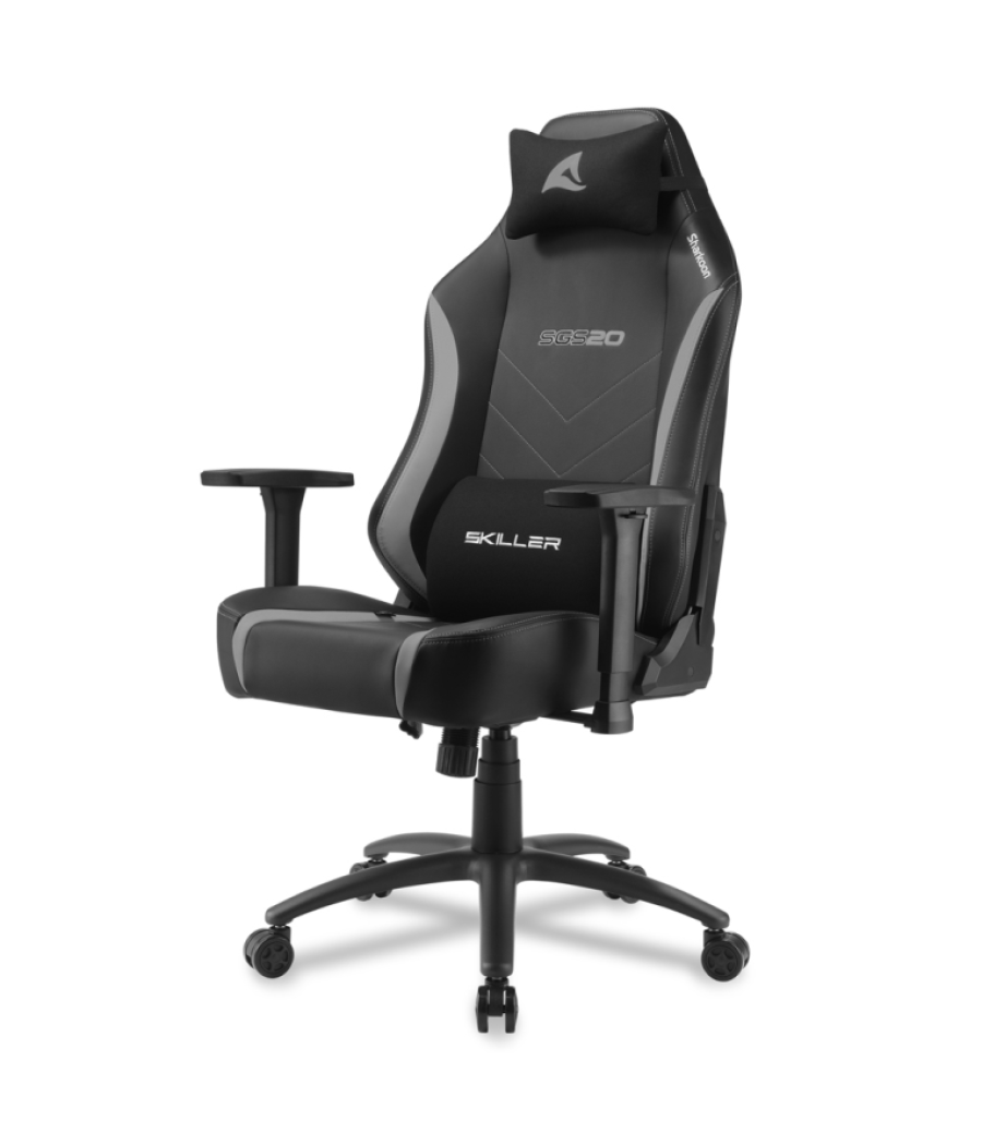 Silla gaming sharkoon sgs20 negro/gris