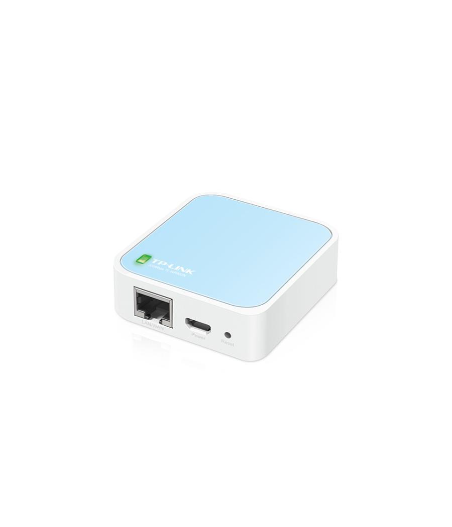 TP-LINK TL-WR802N router inalámbrico Ethernet rápido Banda única (2,4 GHz) 4G Azul, Blanco
