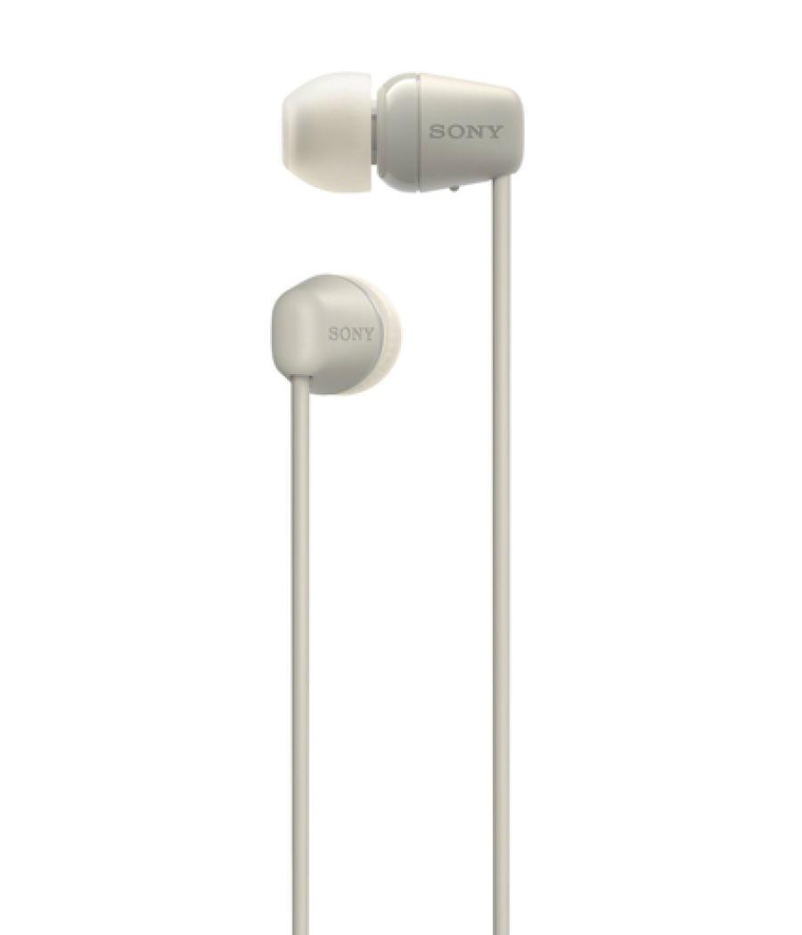 Sony WI-C100 Auriculares Inalámbrico Dentro de oído Llamadas/Música Bluetooth Beige