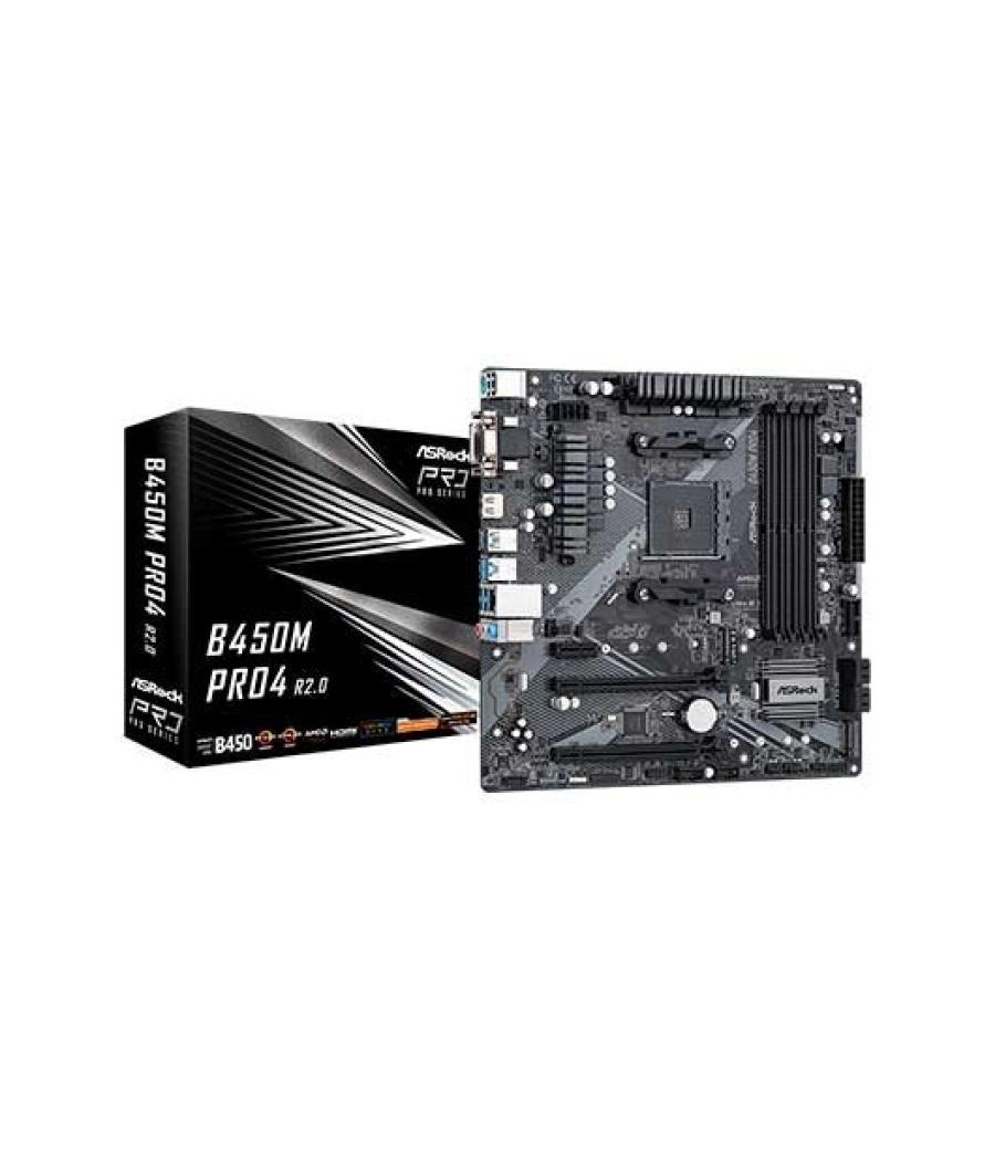 Placa base asrock am4 b450m pro4 r2.0