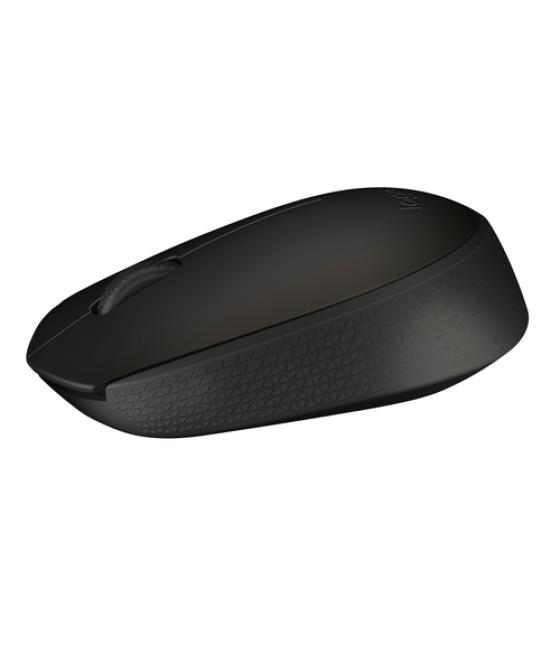 Logitech wireless mouse b170 - ratón - inalámbrico - 2.4 ghz - nano receptor inalámbrico usb - negro