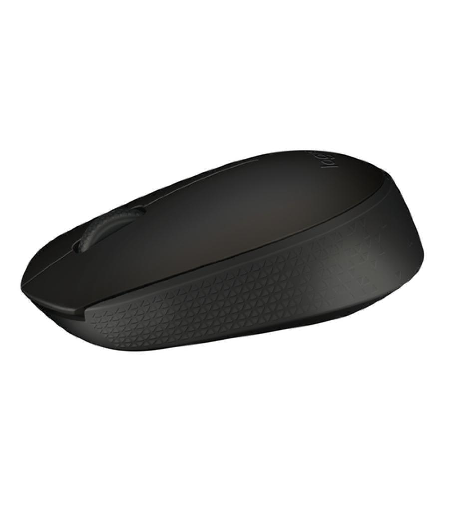 Logitech wireless mouse b170 - ratón - inalámbrico - 2.4 ghz - nano receptor inalámbrico usb - negro