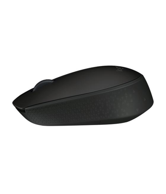 Logitech wireless mouse b170 - ratón - inalámbrico - 2.4 ghz - nano receptor inalámbrico usb - negro