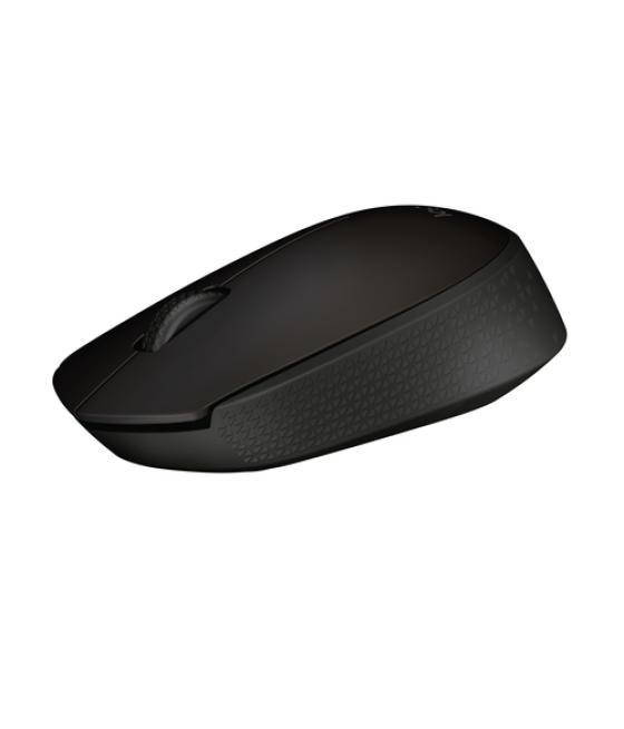 Logitech wireless mouse b170 - ratón - inalámbrico - 2.4 ghz - nano receptor inalámbrico usb - negro