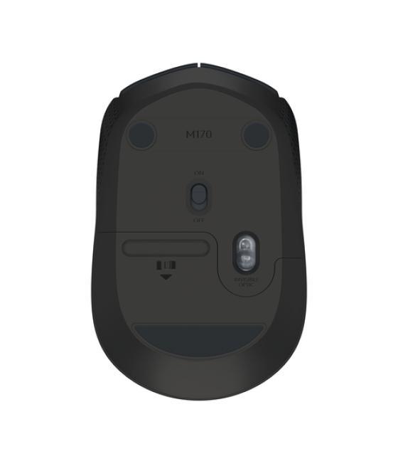 Logitech wireless mouse b170 - ratón - inalámbrico - 2.4 ghz - nano receptor inalámbrico usb - negro