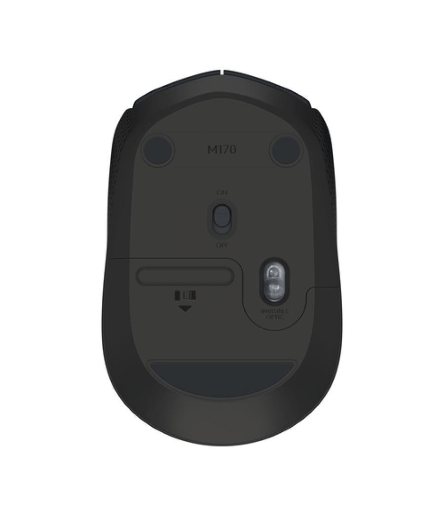 Logitech wireless mouse b170 - ratón - inalámbrico - 2.4 ghz - nano receptor inalámbrico usb - negro