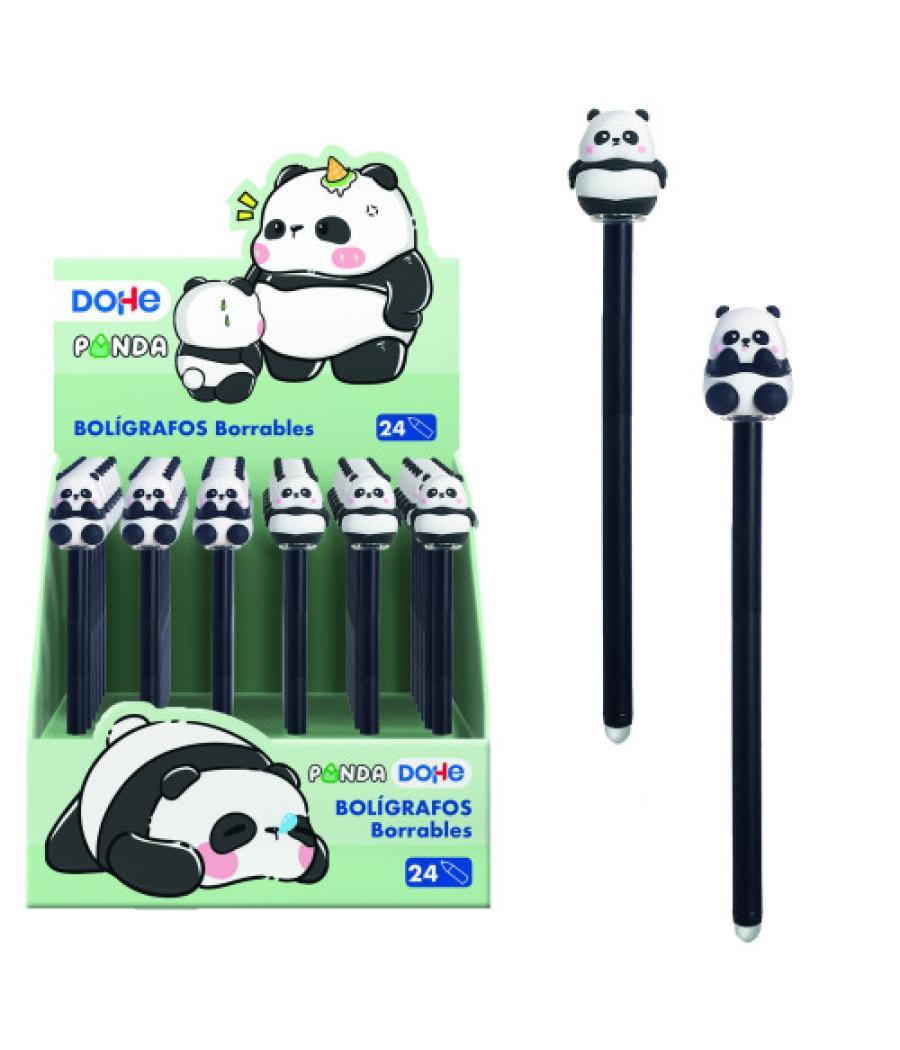 Expositor con 24 bolígrafos borrables panda dohe 79645