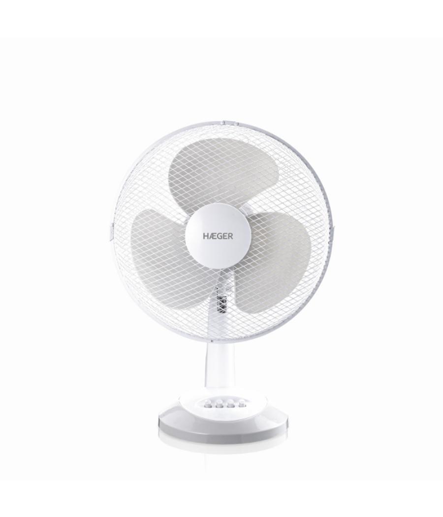 Ventilador de mesa little wind blanco haeger