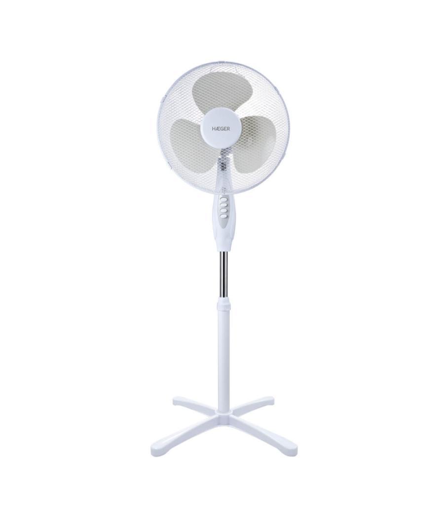 Ventilador de pie cross wind blanco haeger