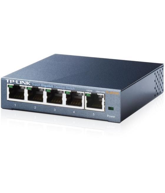 Switch tp-link tl-sg105 5 puertos/ rj-45 10/100/1000