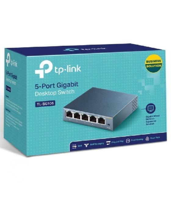 Switch tp-link tl-sg105 5 puertos/ rj-45 10/100/1000