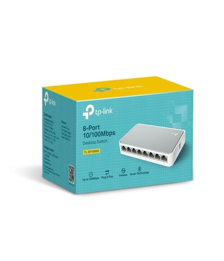 Switch tp-link 8p 8 puertos/ rj-45 10/100