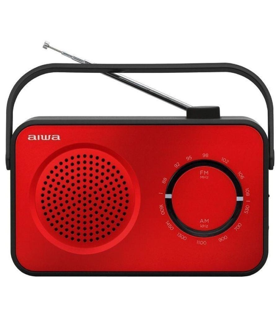 Radio portátil aiwa r-190rd/ 2w/ roja