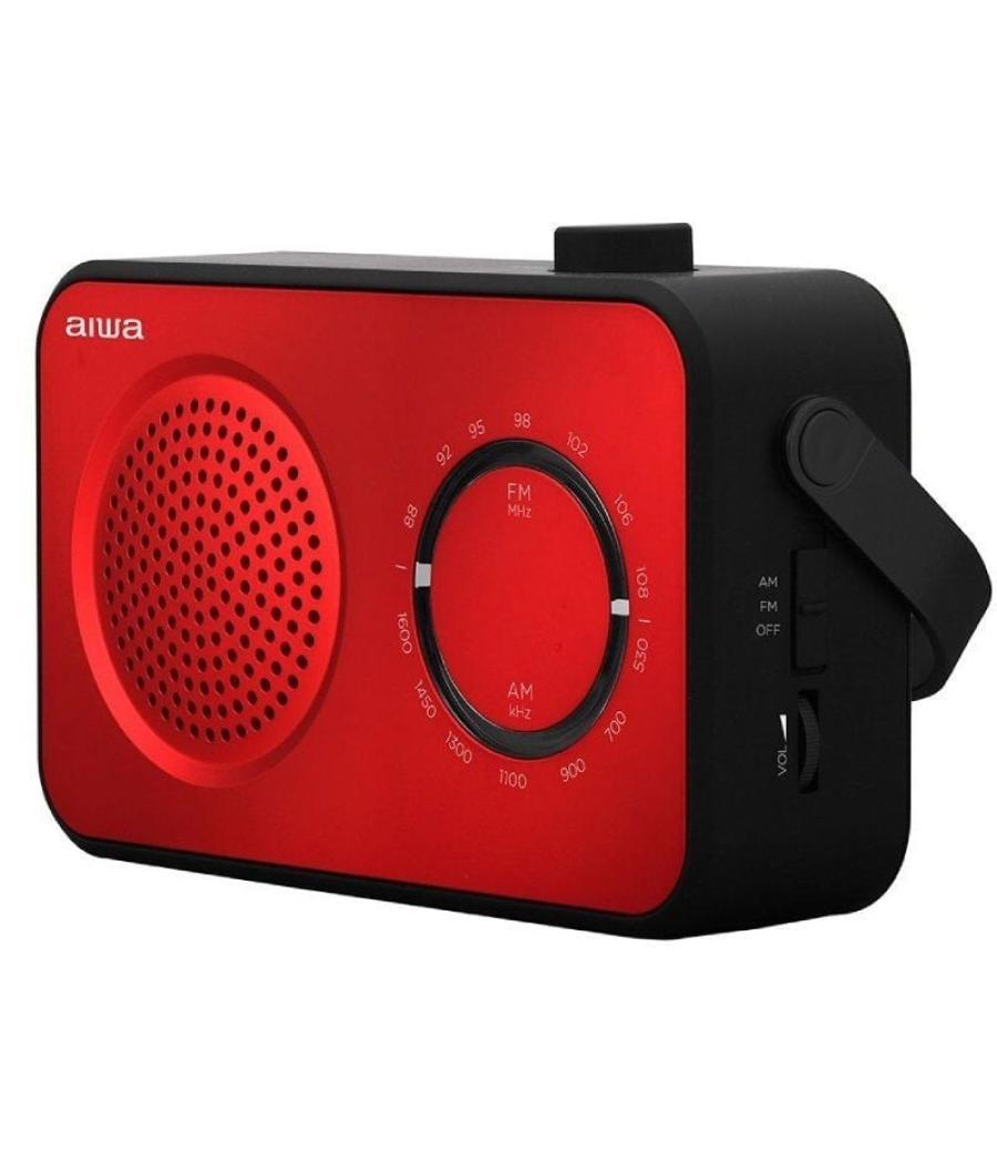 Radio portátil aiwa r-190rd/ 2w/ roja