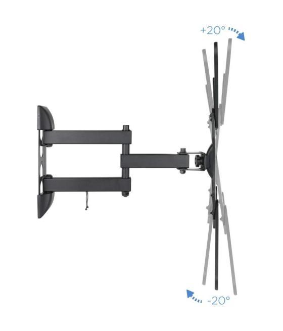 Soporte de pared orientable / inclinable tooq lp6055tn-b para tv de 23-55'/ hasta 30kg