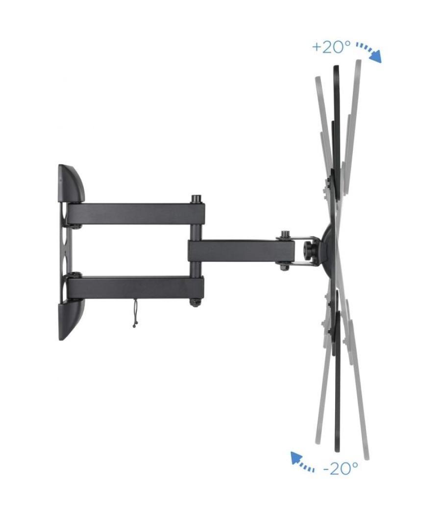 Soporte de pared orientable / inclinable tooq lp6055tn-b para tv de 23-55'/ hasta 30kg