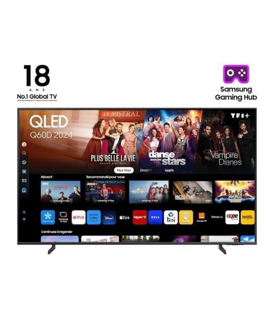 Televisor samsung qled q60d tq50q60dau 50'/ ultra hd 4k/ smart tv/ wifi