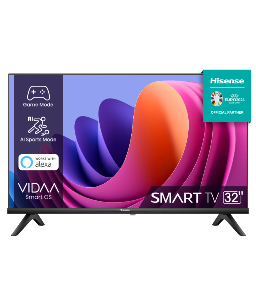 Tv hisense 32a4n 32"modo juego deportes ia dolby dts tdt