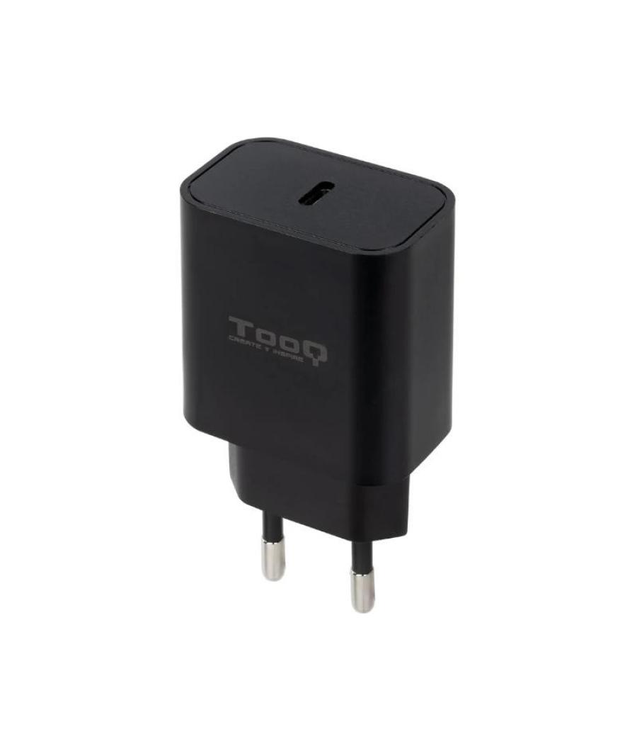 Tooq cargador pared usb-c pd3.0 20w negro