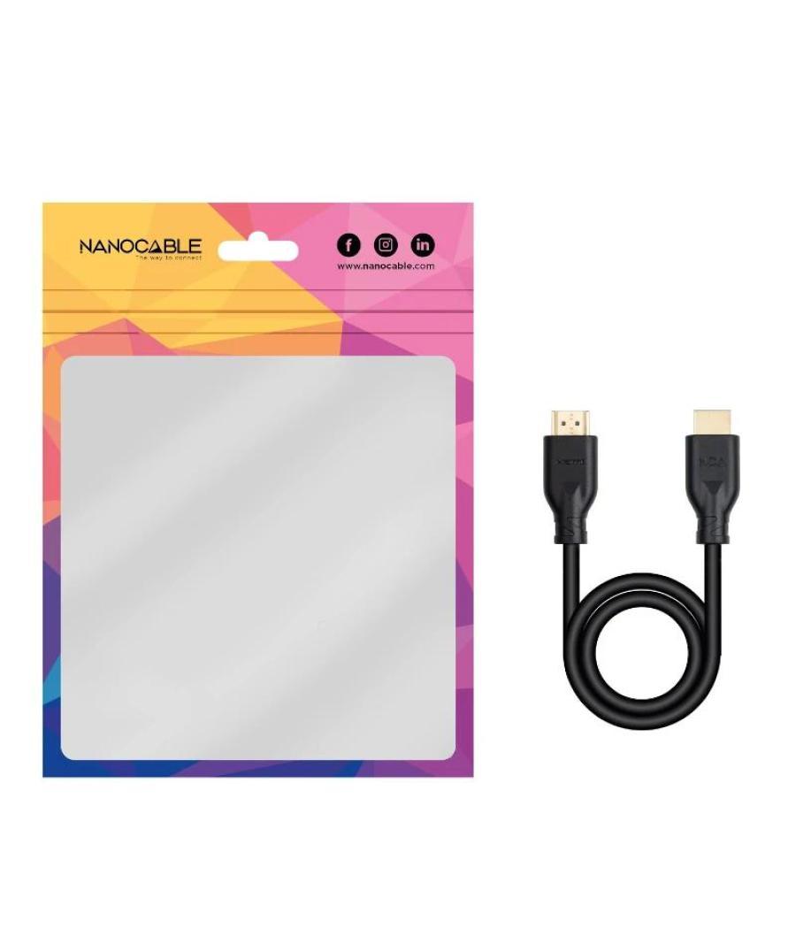 Nanocable cable hdmi v2.0 4k@60hz 18gbps ccs 1.5 m