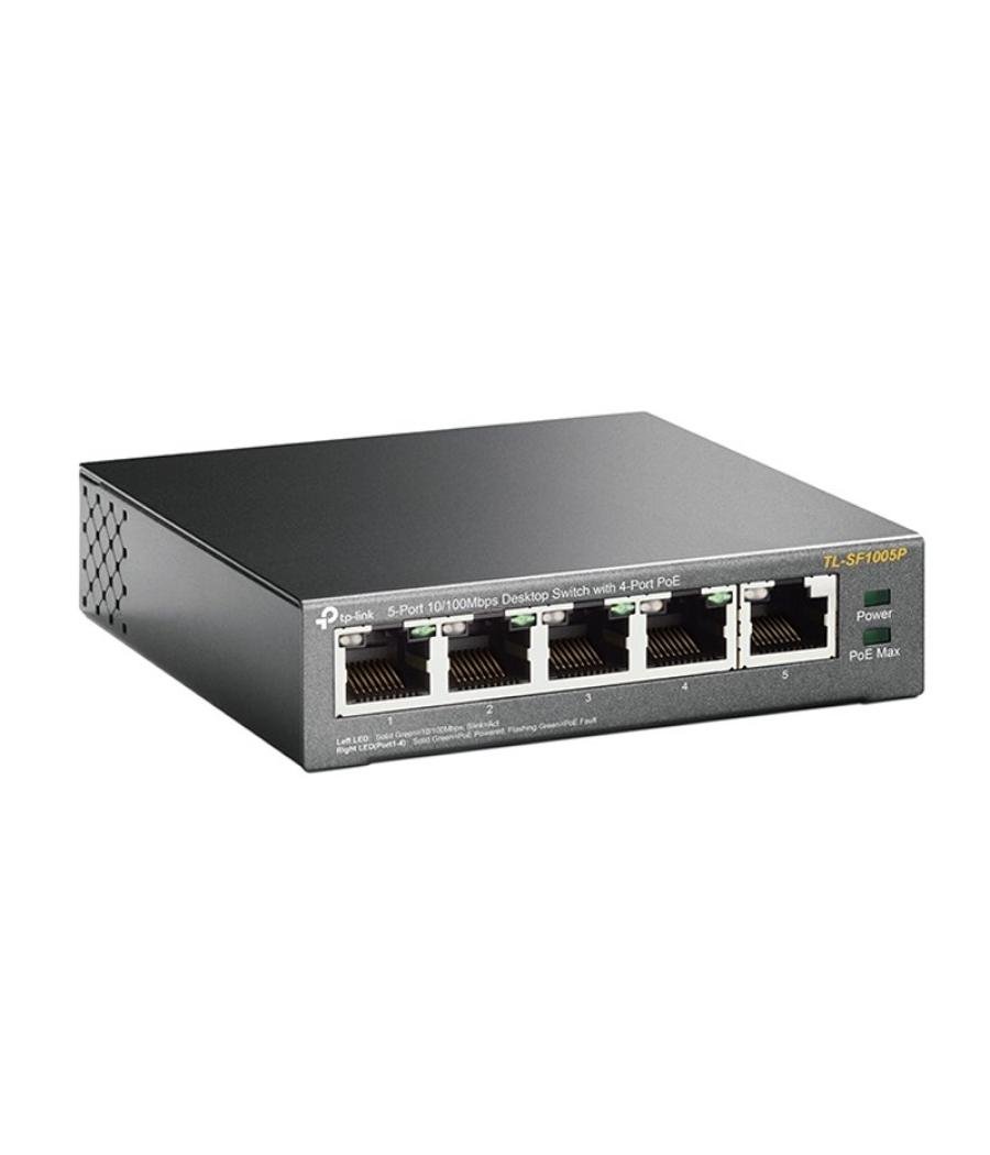 Tp-link tl-sf1005p switch 5x10/100mbps 4xpoe metal