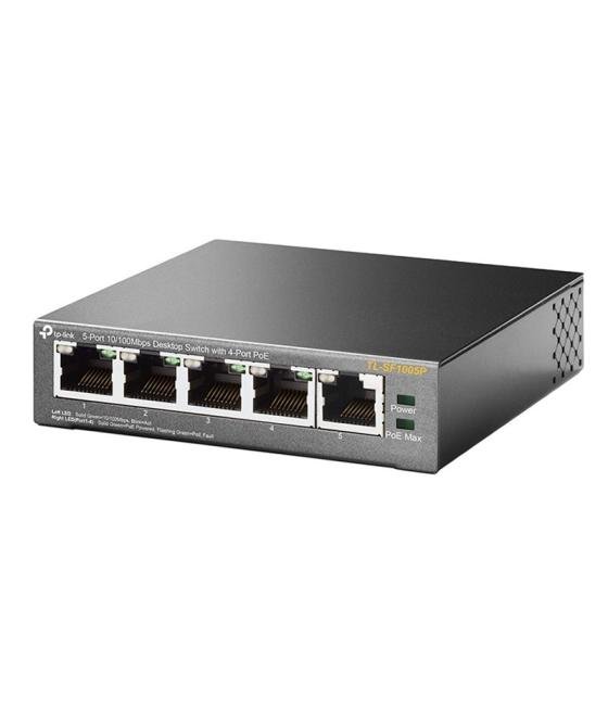 Tp-link tl-sf1005p switch 5x10/100mbps 4xpoe metal