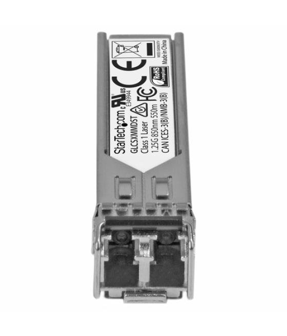 StarTech.com Módulo Tranceptor SFP compatible con Cisco GLC-SX-MMD - 1000BASE-SX - Multimodo 1GbE - SFP Ethernet Gigabit 1GE - L