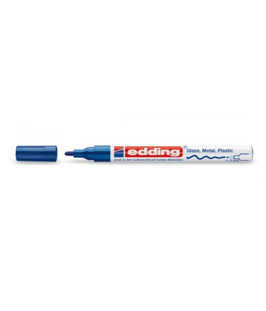 Marcador permanente 1-2mm 751 azul edding 751-03