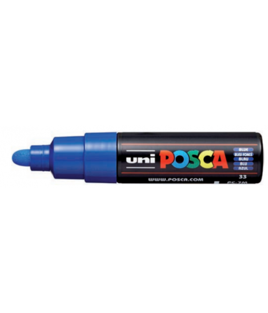 Rotulador no permanente 4,5-5,5mm. pc-7m azul uni-ball 300145000