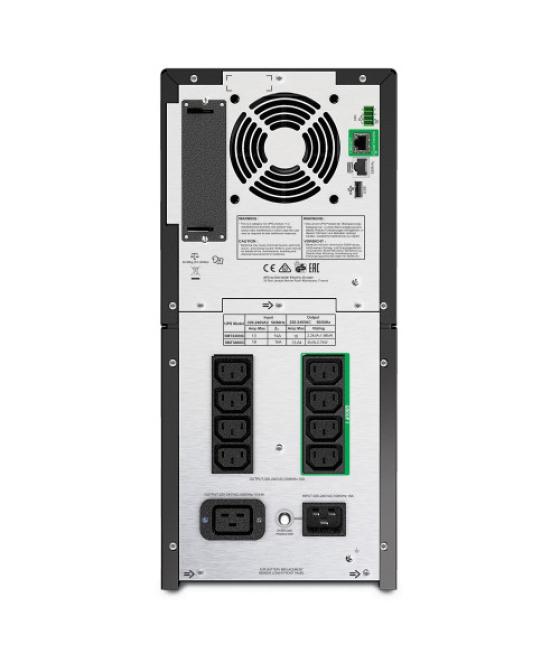 Apc smt3000ic sistema de alimentación ininterrumpida (ups) línea interactiva 3 kva 2700 w 9 salidas ac