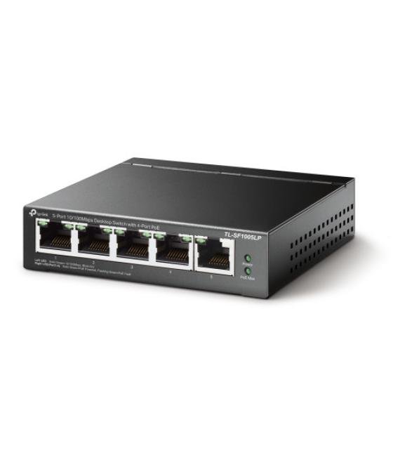 Tp-link tl-sf1005lp switch no administrado fast ethernet (10/100) energía sobre ethernet (poe) negro