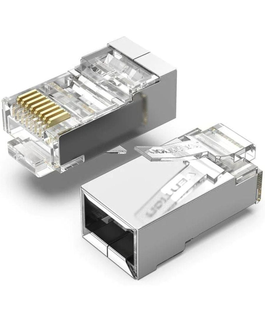 Conector rj45 cat5e ftp (10 und) vention