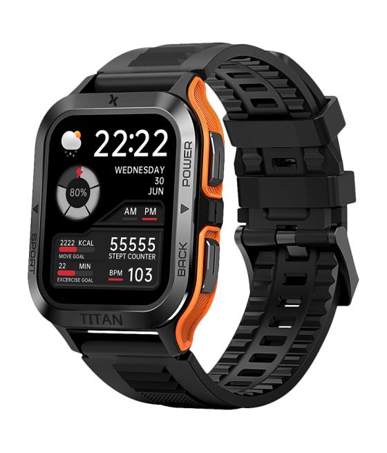 Smartwatch fw67 titan pro negro/naranja maxcom