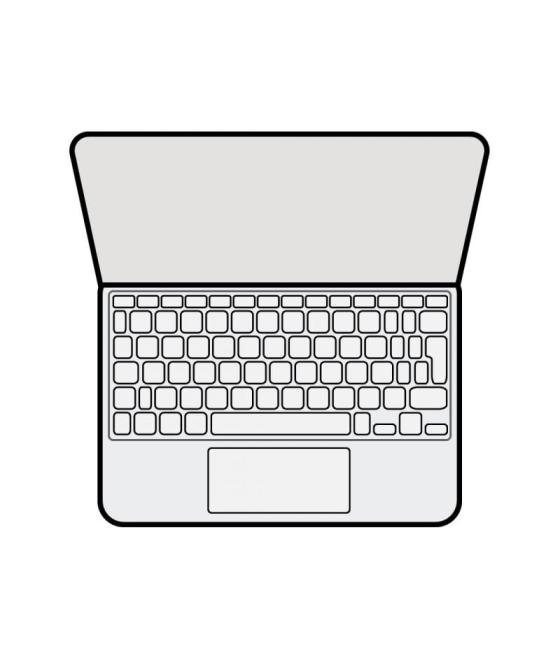 Magic keyboard para ipad pro 11' m4/ español/ blanco