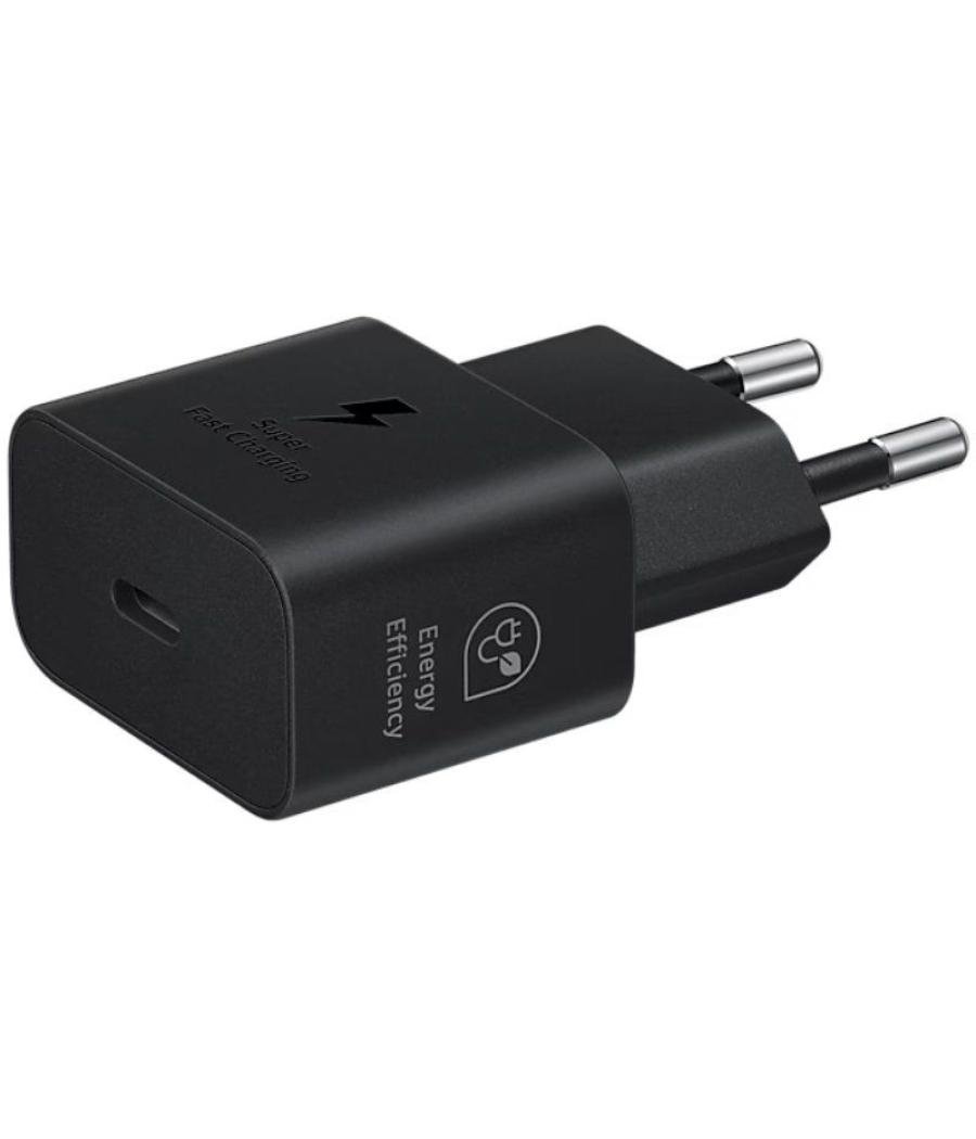 Cargador de pared samsung ep-t2510xbegeu/ 1xusb tipo-c + cable usb tipo-c/ 25w