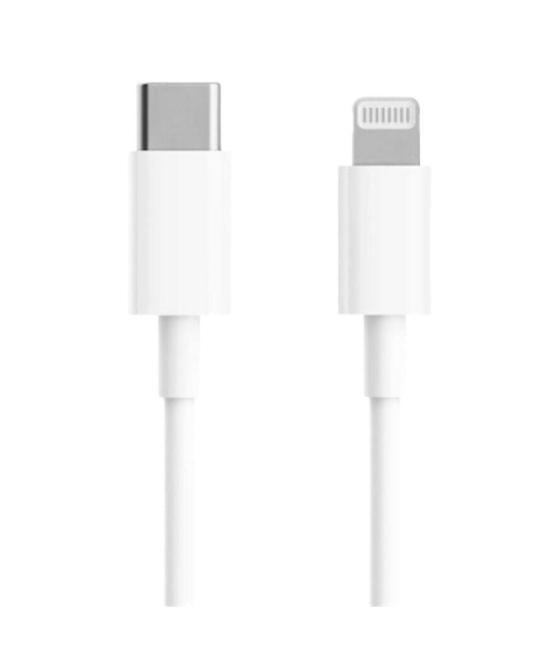 Cable usb 2.0 tipo-c lightning xiaomi bhr4421gl/ usb tipo-c macho - lightning macho/ 1m/ blanco