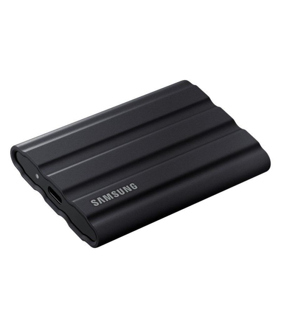 Disco externo ssd samsung portable t7 shield 1tb/ usb 3.2/ negro