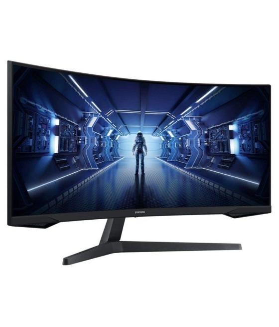 Monitor gaming ultrapanorámico curvo samsung odyssey g5 lc34g55twwp 34'/ uwqhd/ 1ms/ 165hz/ va/ negro