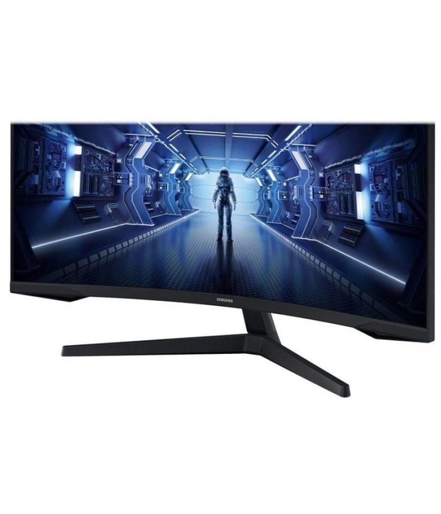 Monitor gaming ultrapanorámico curvo samsung odyssey g5 lc34g55twwp 34'/ uwqhd/ 1ms/ 165hz/ va/ negro