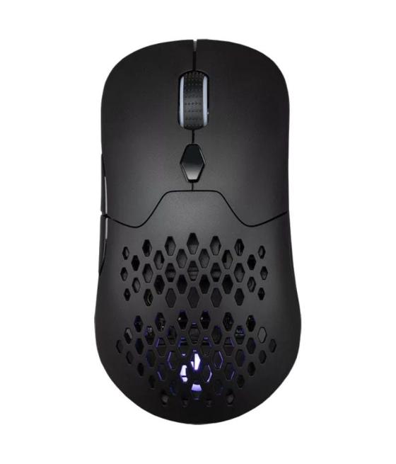 Ratón gaming inalámbrico hiditec gx30 pro wireless/ batería recargable/ hasta 26000 dpi