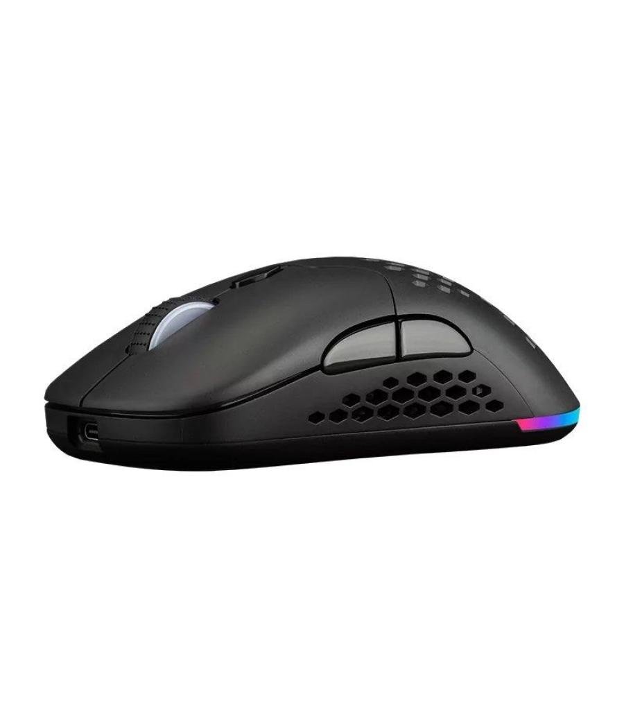 Ratón gaming inalámbrico hiditec gx30 pro wireless/ batería recargable/ hasta 26000 dpi