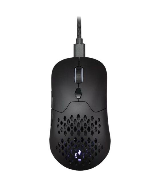 Ratón gaming inalámbrico hiditec gx30 pro wireless/ batería recargable/ hasta 26000 dpi