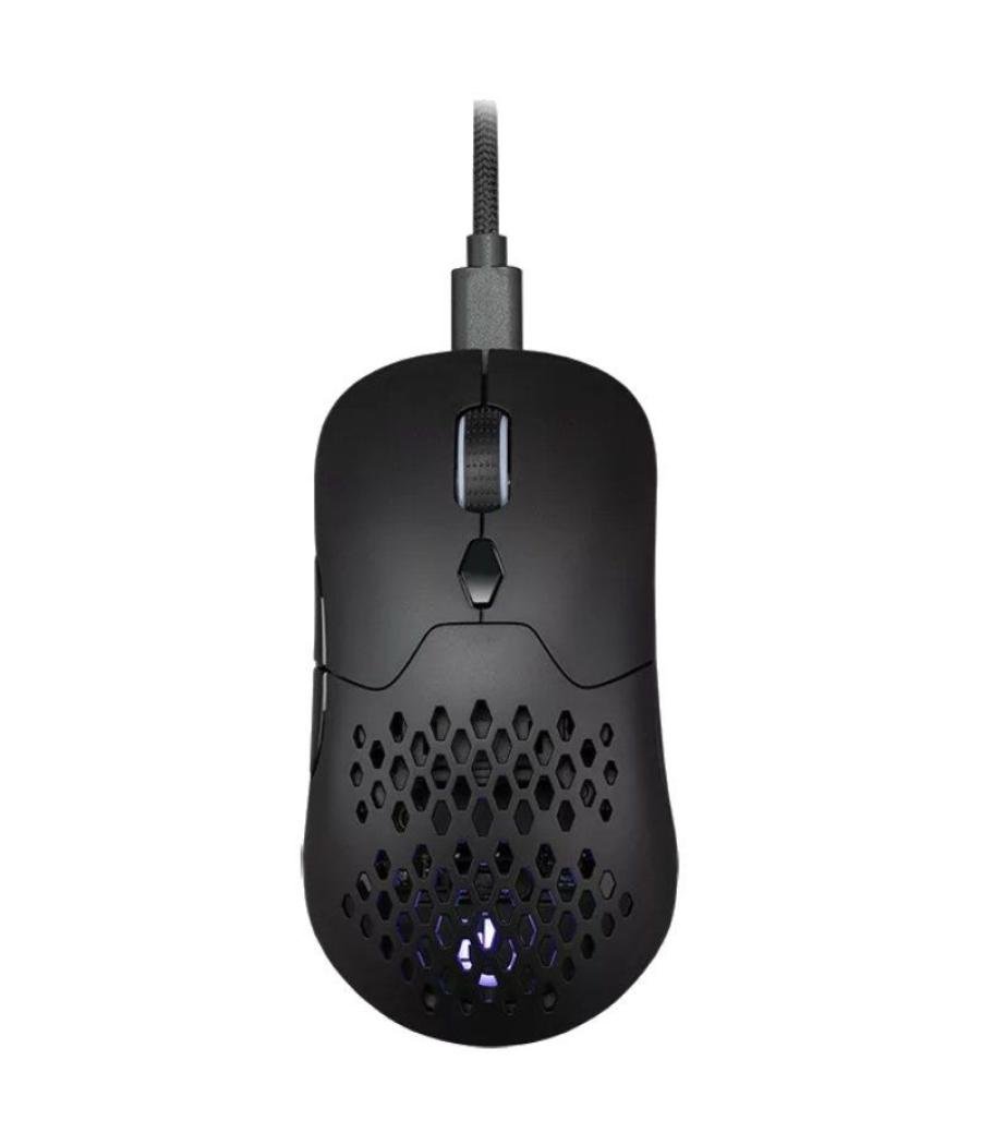 Ratón gaming inalámbrico hiditec gx30 pro wireless/ batería recargable/ hasta 26000 dpi