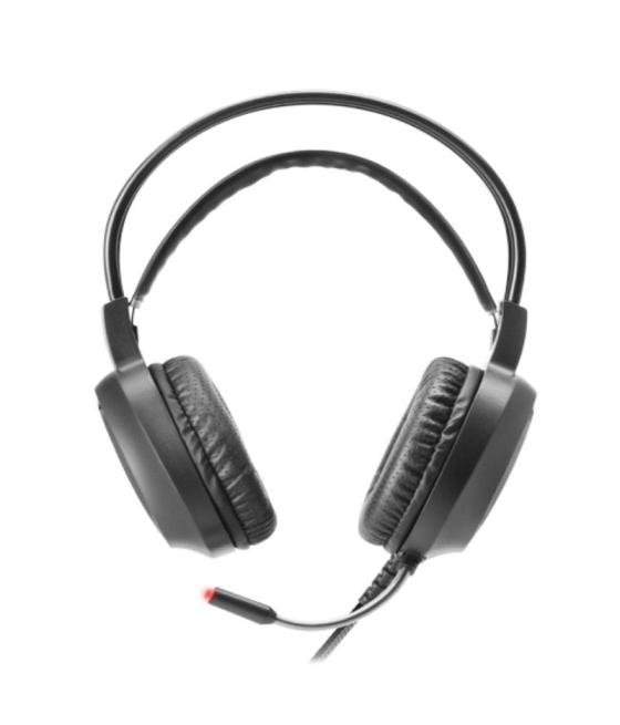 Auriculares gaming con micrófono mars gaming mh220/ jack 3.5/ negros