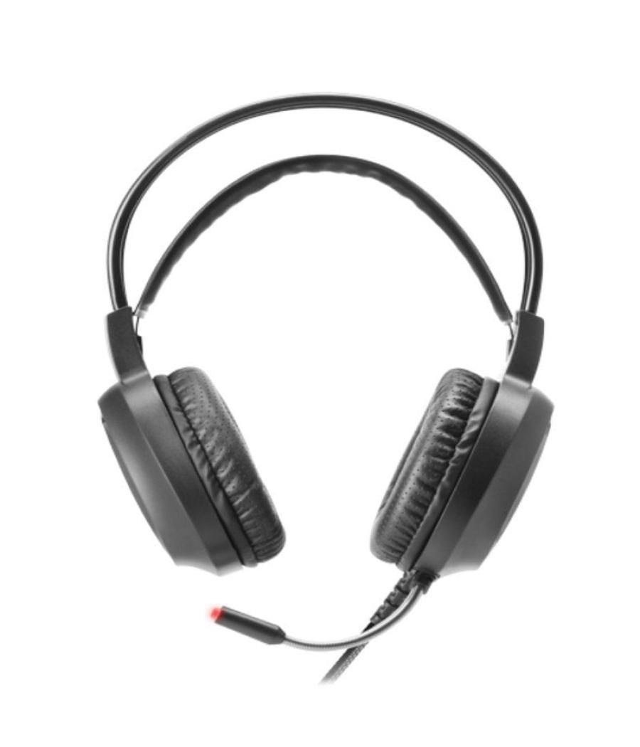 Auriculares gaming con micrófono mars gaming mh220/ jack 3.5/ negros